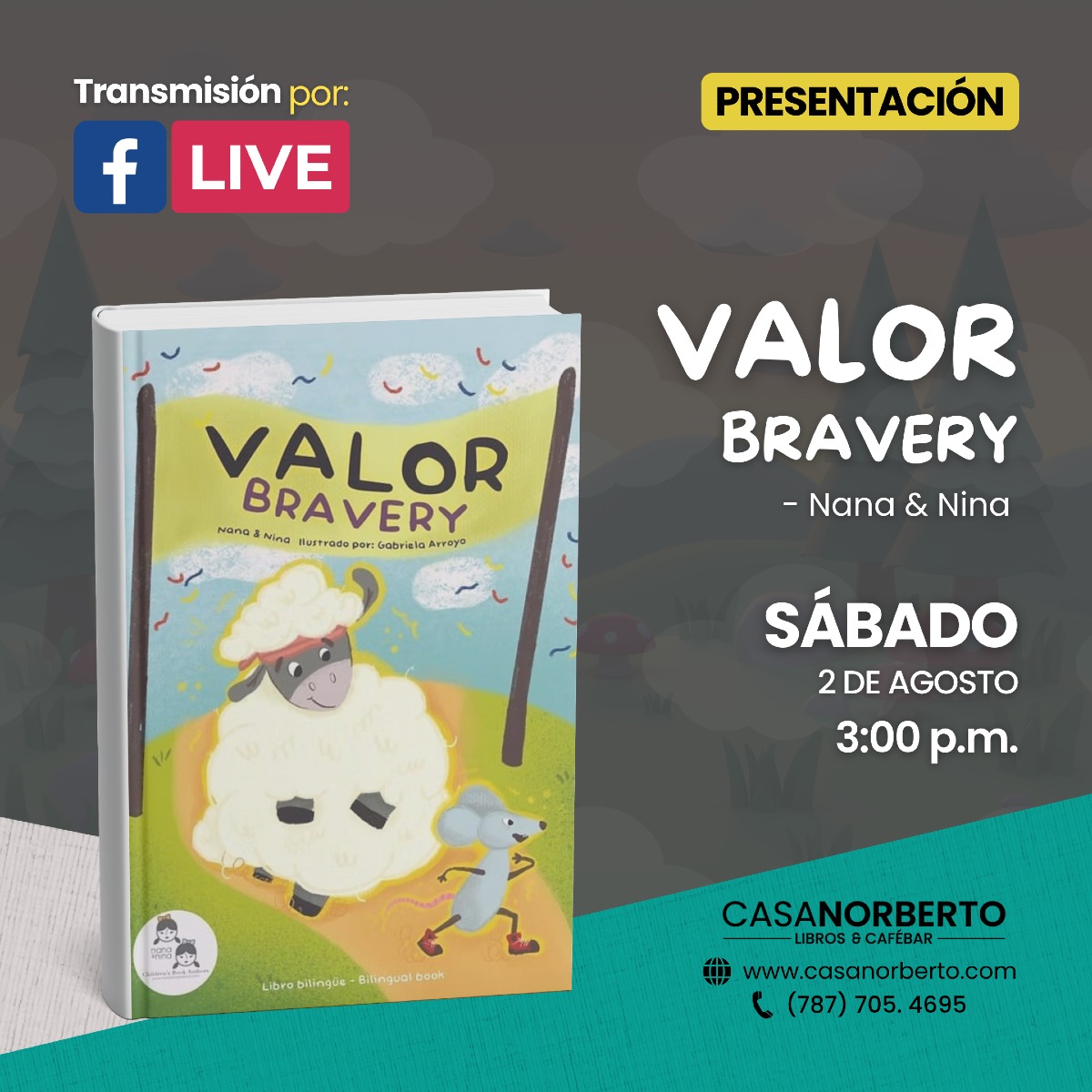 Presentación del libro: “Valor” - Librería Casa Norberto