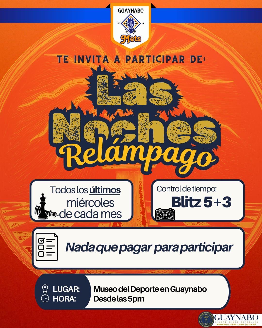 Las Noches Relámpago - Guaynabo Mets Chess Club
