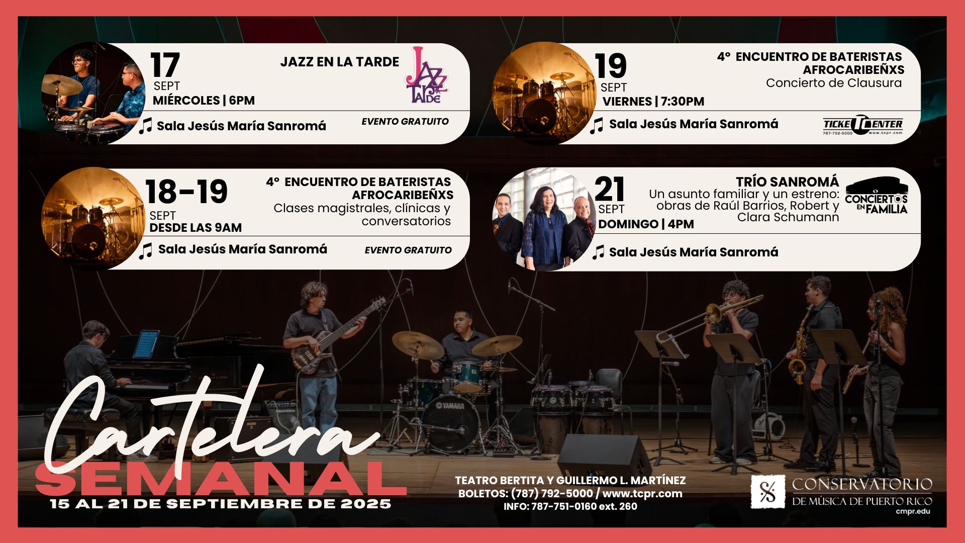 Trío Sanromá - Conservatorio de Música