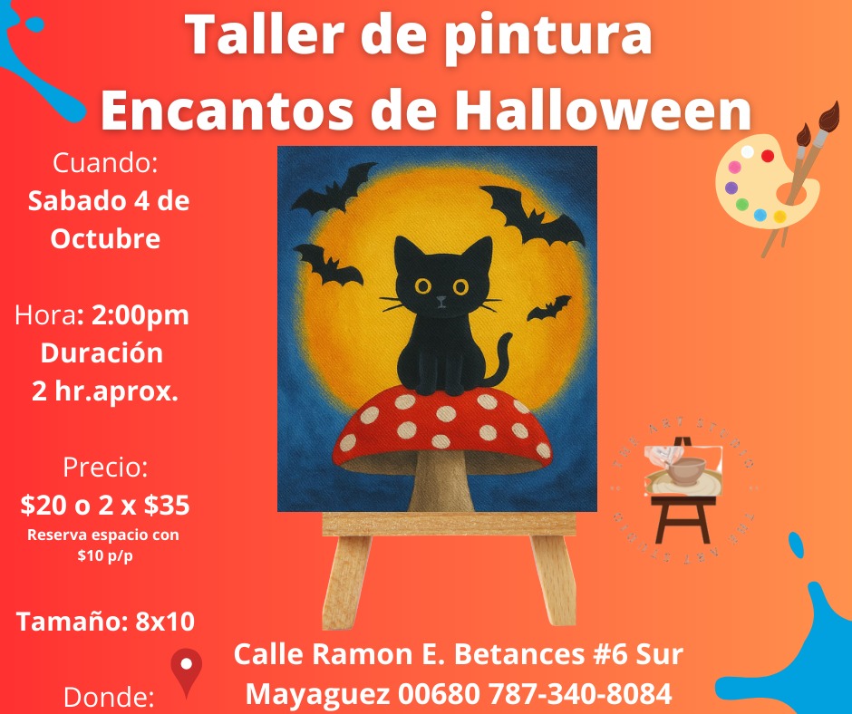 Taller de Pintura: Encantos de Halloween - The Art Studio PR