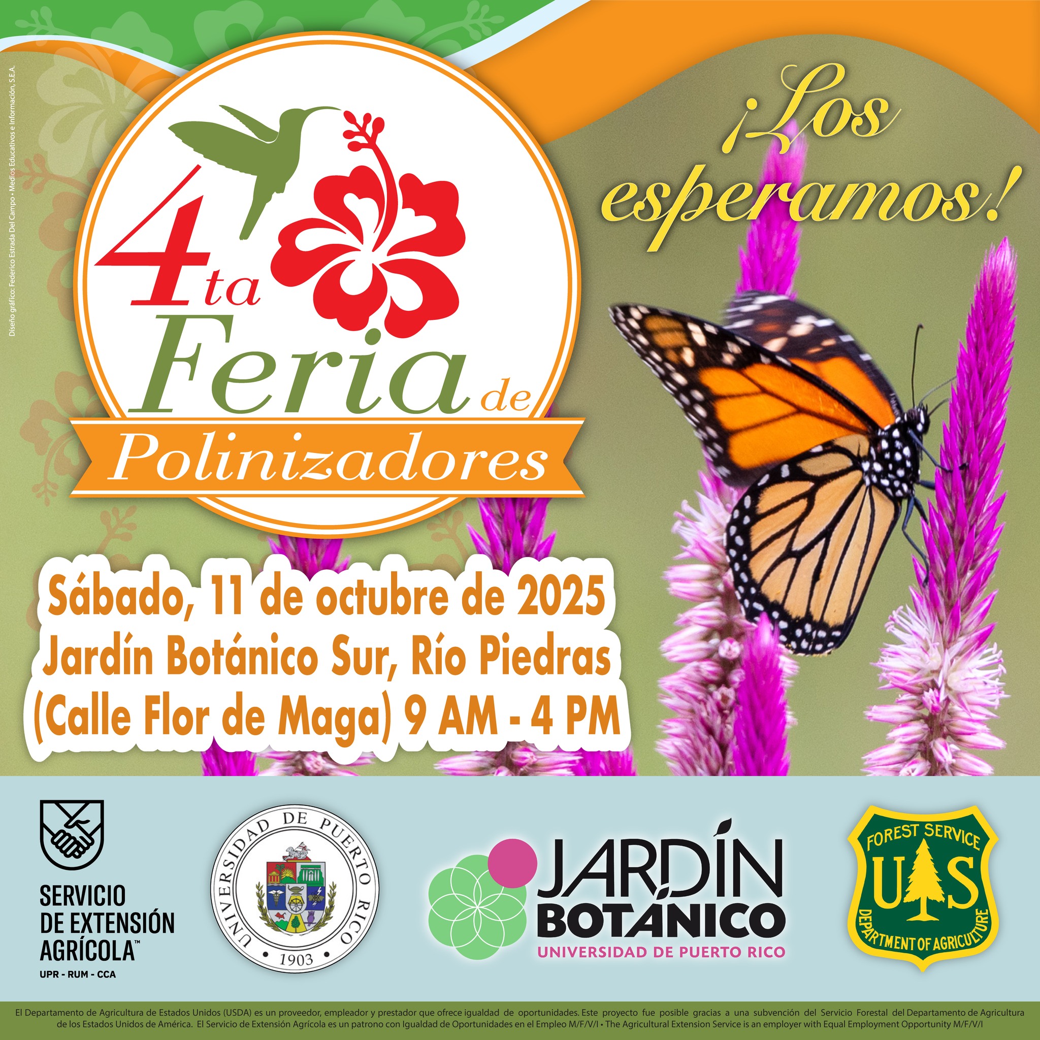 4ta Feria de Polinizadores - Jardín Botánico de Río Piedras