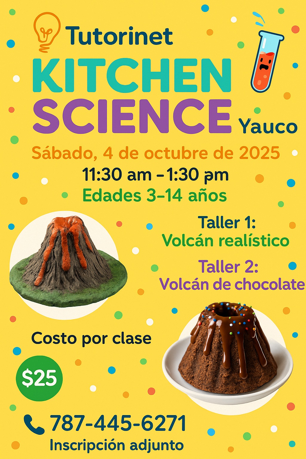 Kitchen Science Volcán - Centro de Servicios Educativos Tutorinet