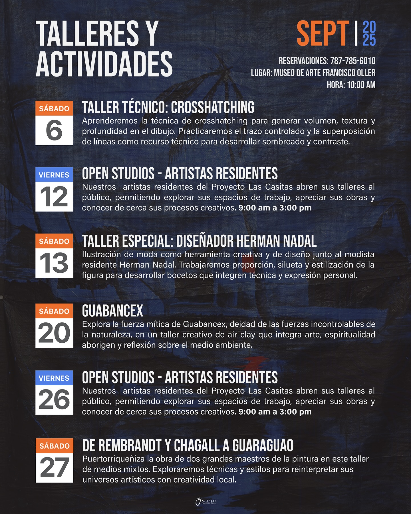 Talleres y Actividades - Museo de Arte Francisco Oller