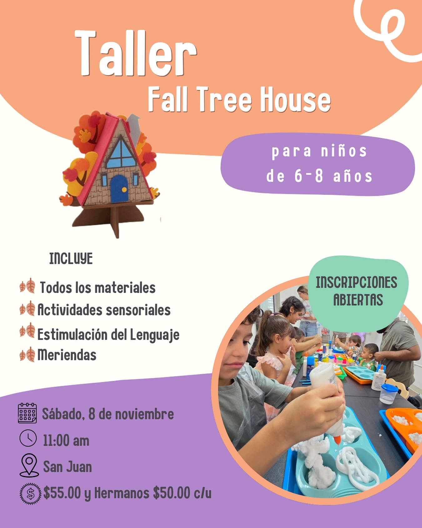 Taller "Fall Tree House" - Lulu Color Lab