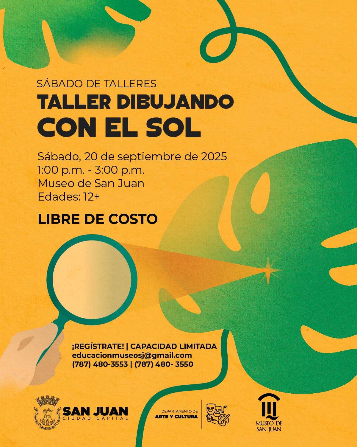 Taller dibujando con el Sol - Museo de San Juan