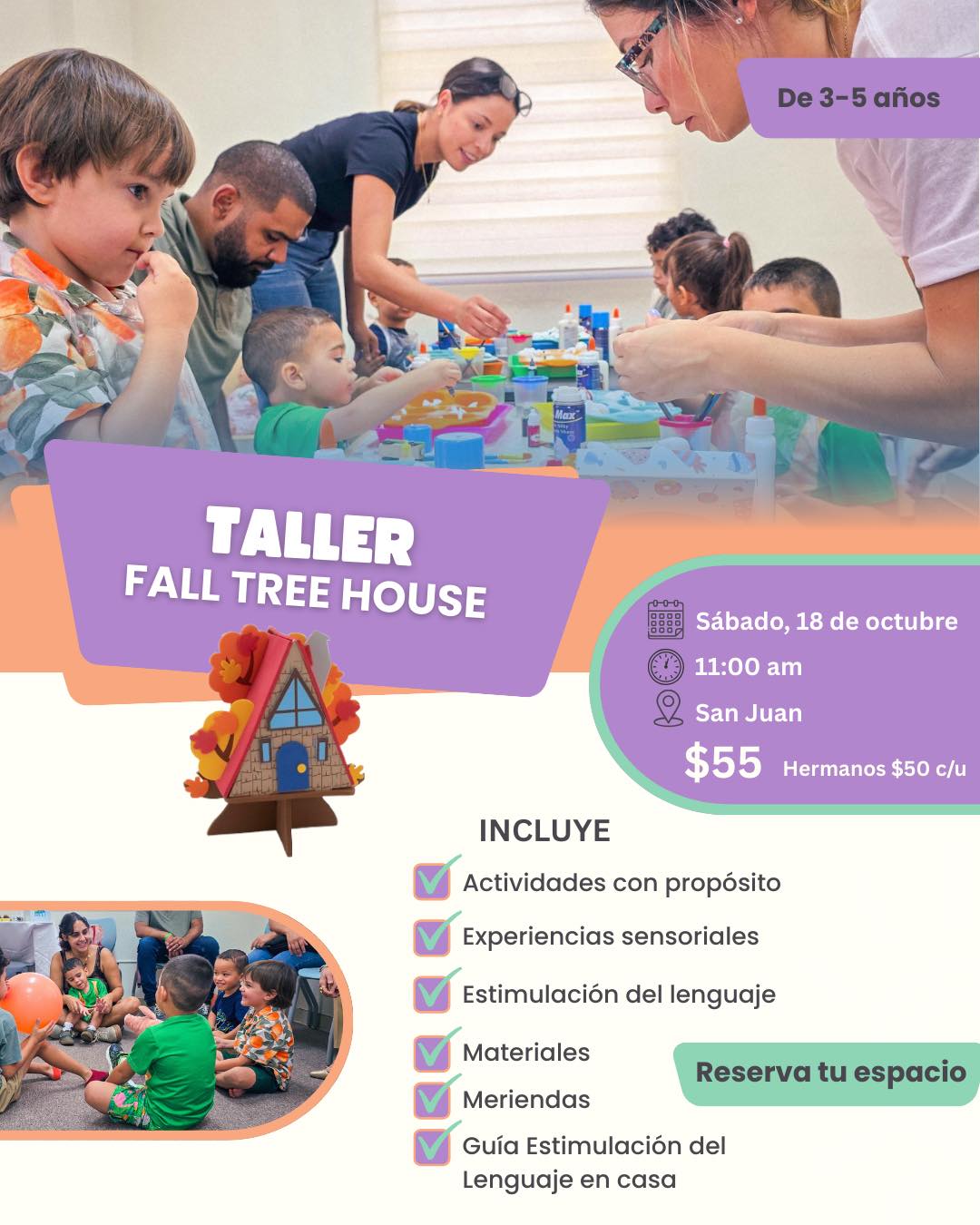 Taller "Fall Tree House" - Lulu Color Lab