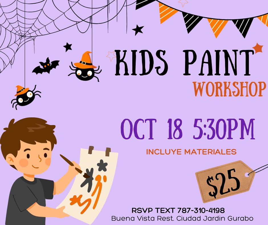 Kids Paint Workshop - Buena Vista Restaurante