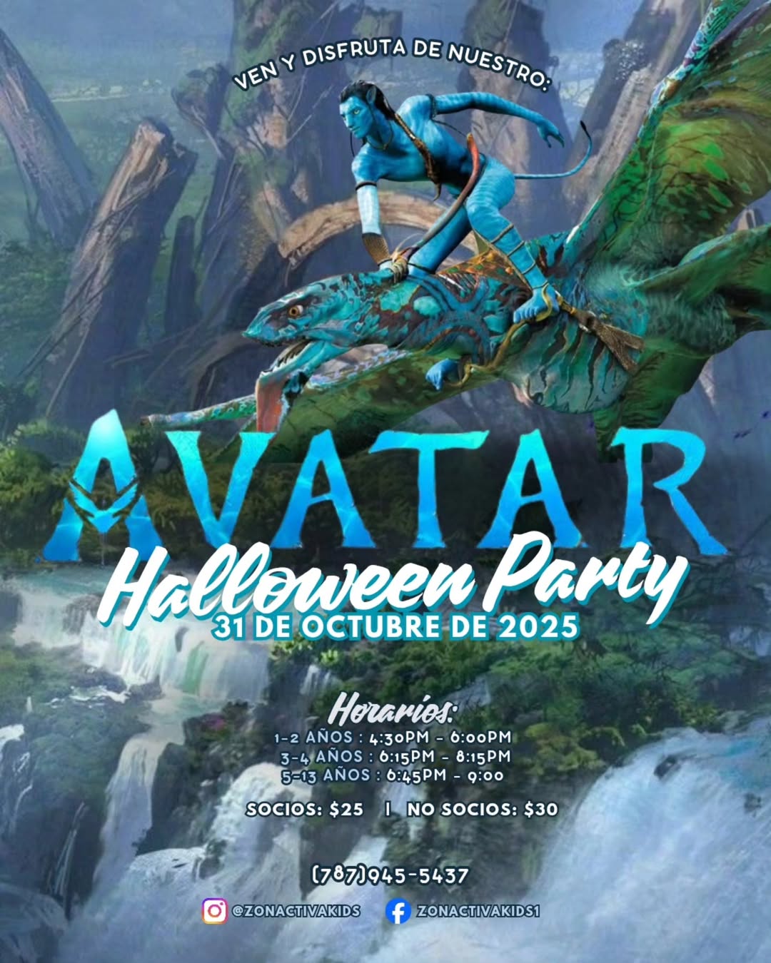 Avatar Halloween Party - Zonactiva KIDS
