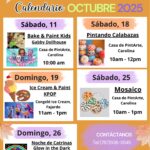 Calendario de Octubre - Pint Arte PR