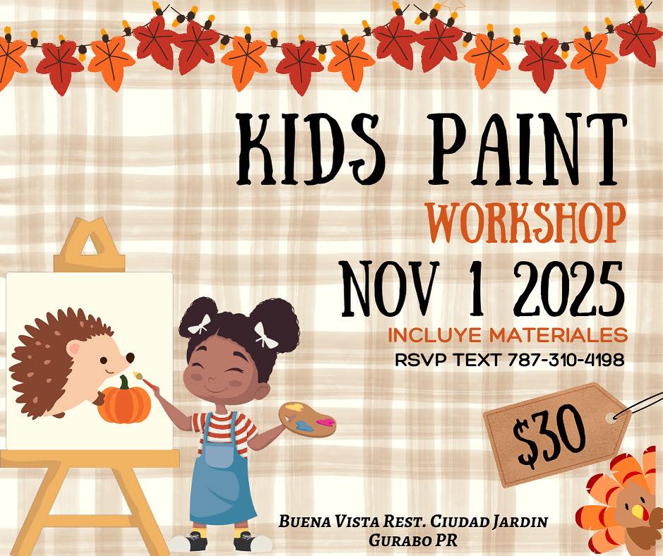 Kids Paint Workshop - Buena Vista Restaurante