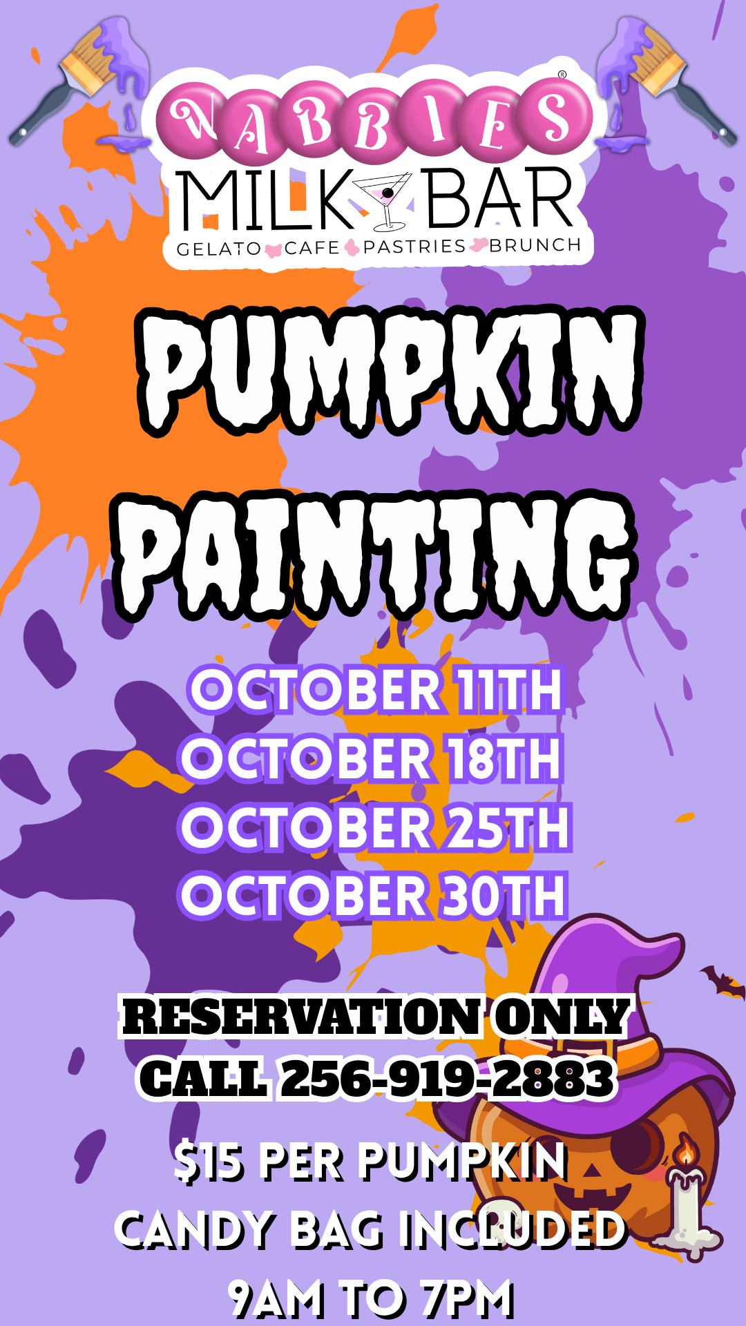 Wabbles Pumpkin Painting & Trick or Treat Fun