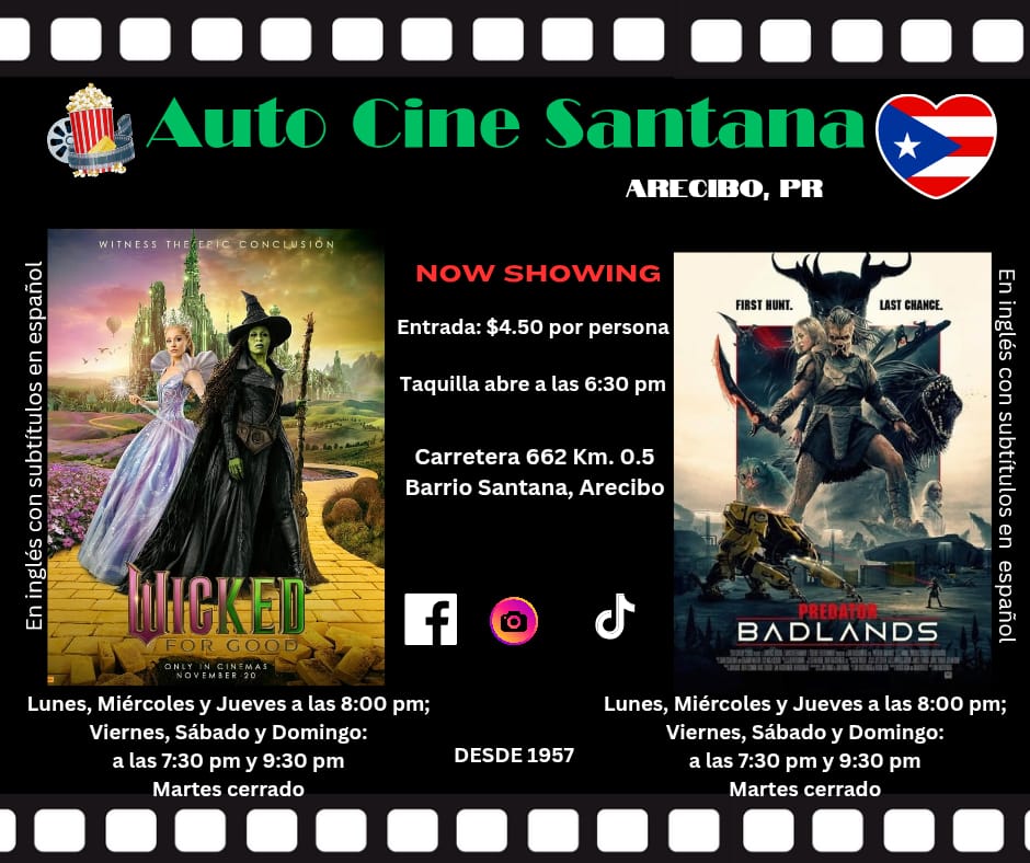 Auto Cine Santana: "Wicked: For Good" y "Predator: Badlands"