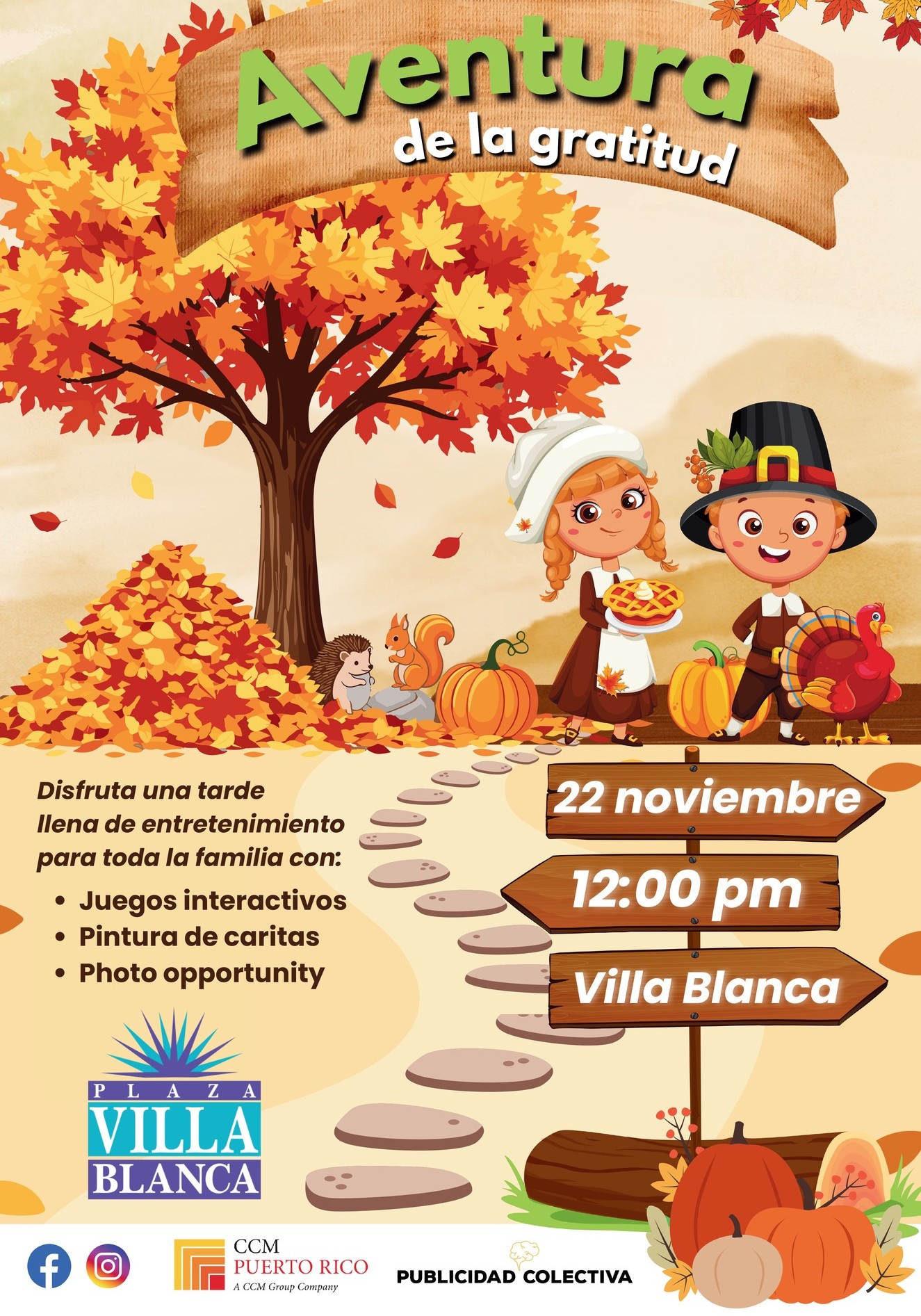 Aventura de Gratitud - Plaza Villa Blanca