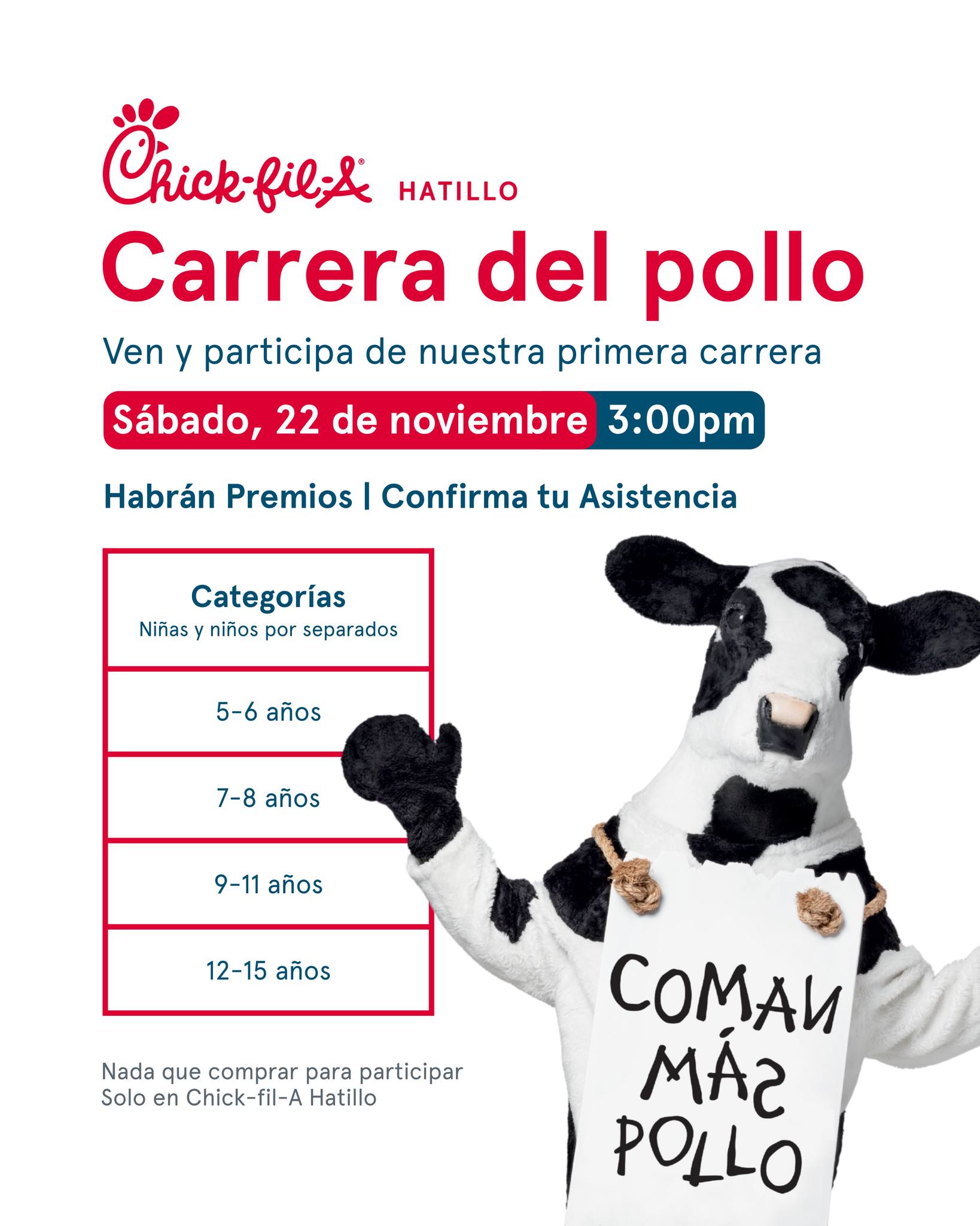 Carrera del Pollo - Chick-fil-A Hatillo