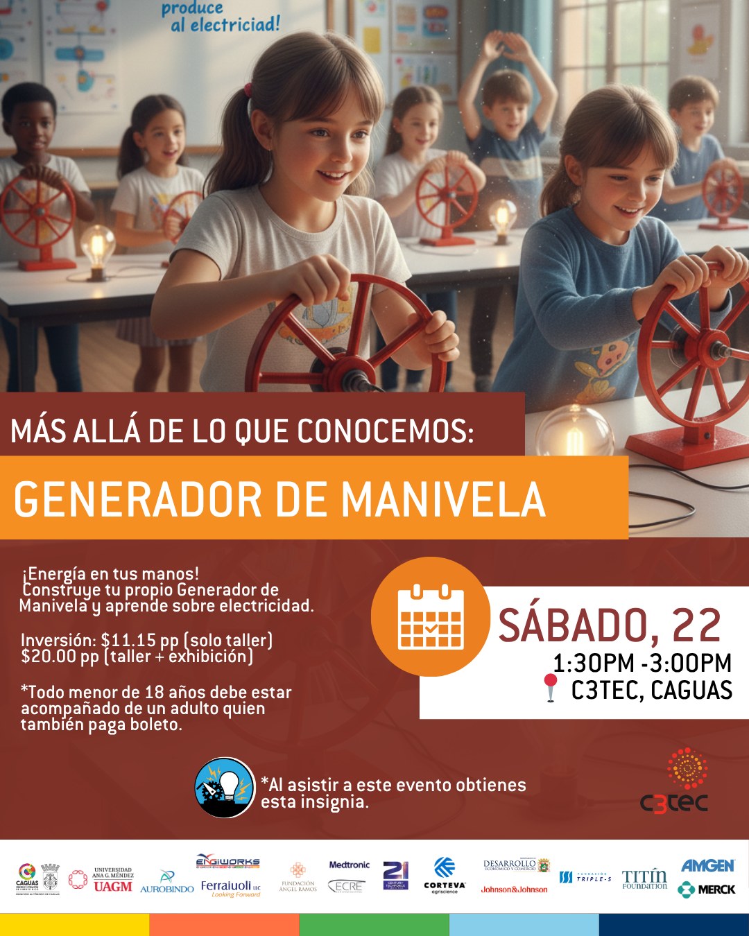 Generador de Manivela - C3Tec