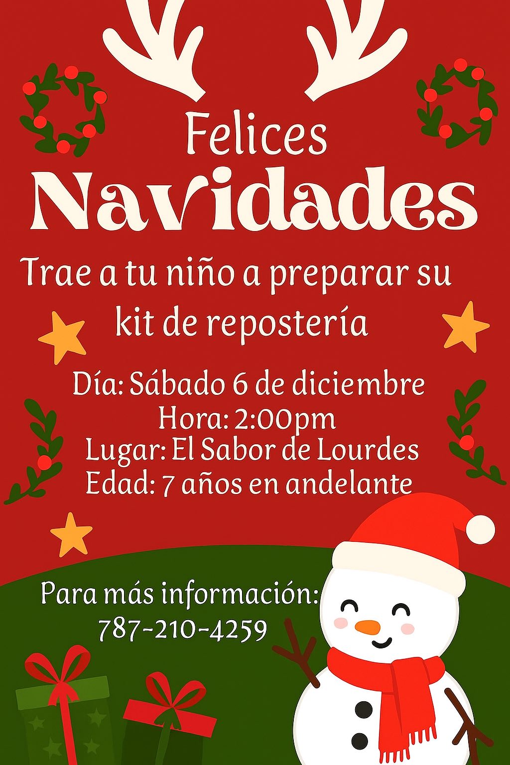 Felices Navidades - Sugar Pink Bakery