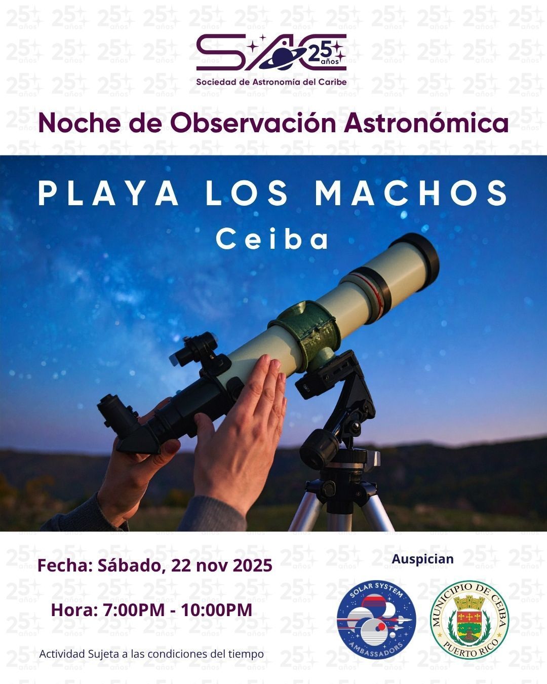 Noche de Observación Astronómica - Ceiba