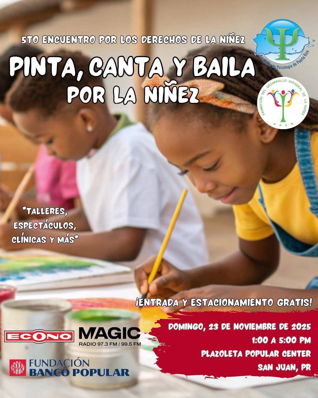 Pinta, Canta y Baila por la Niñez - Asociación Puertorriqueña de Terapia de Juego