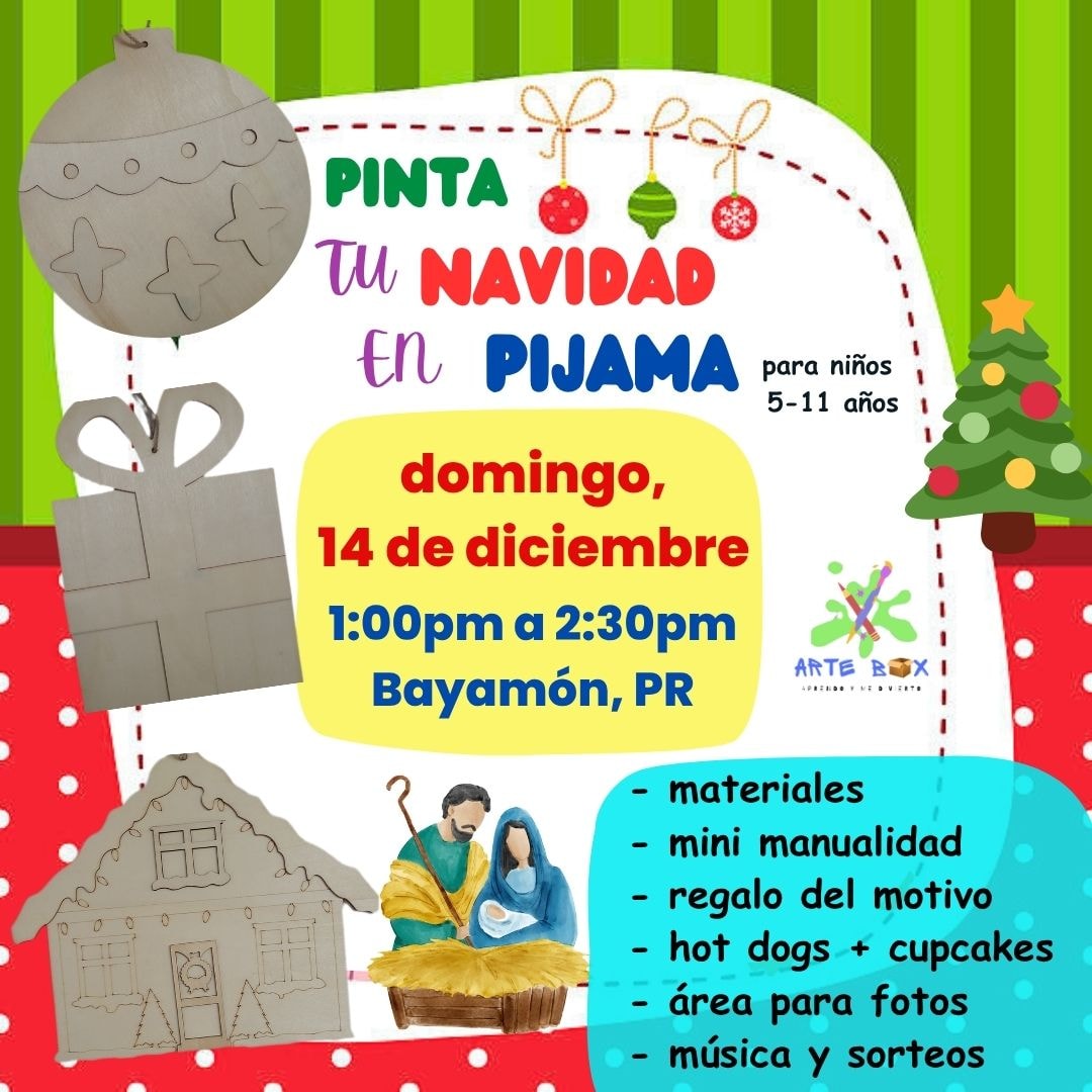Pinta tu Navidad en Pijamas - Arte Box