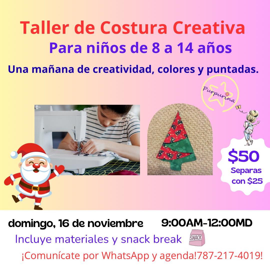 Taller de Costura Creativa - Purpurina
