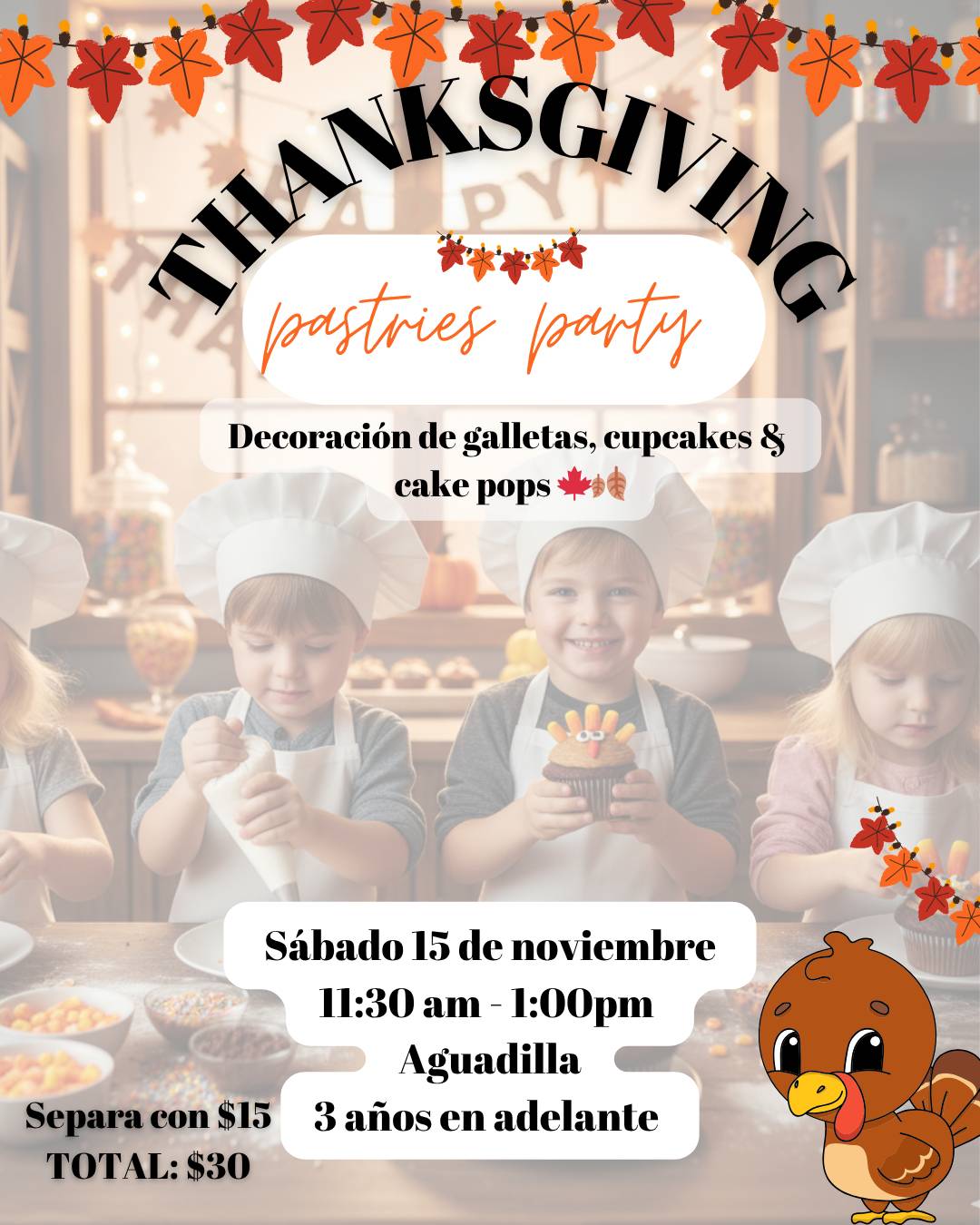Thanksgiving Pastries Party - Le petite pastries