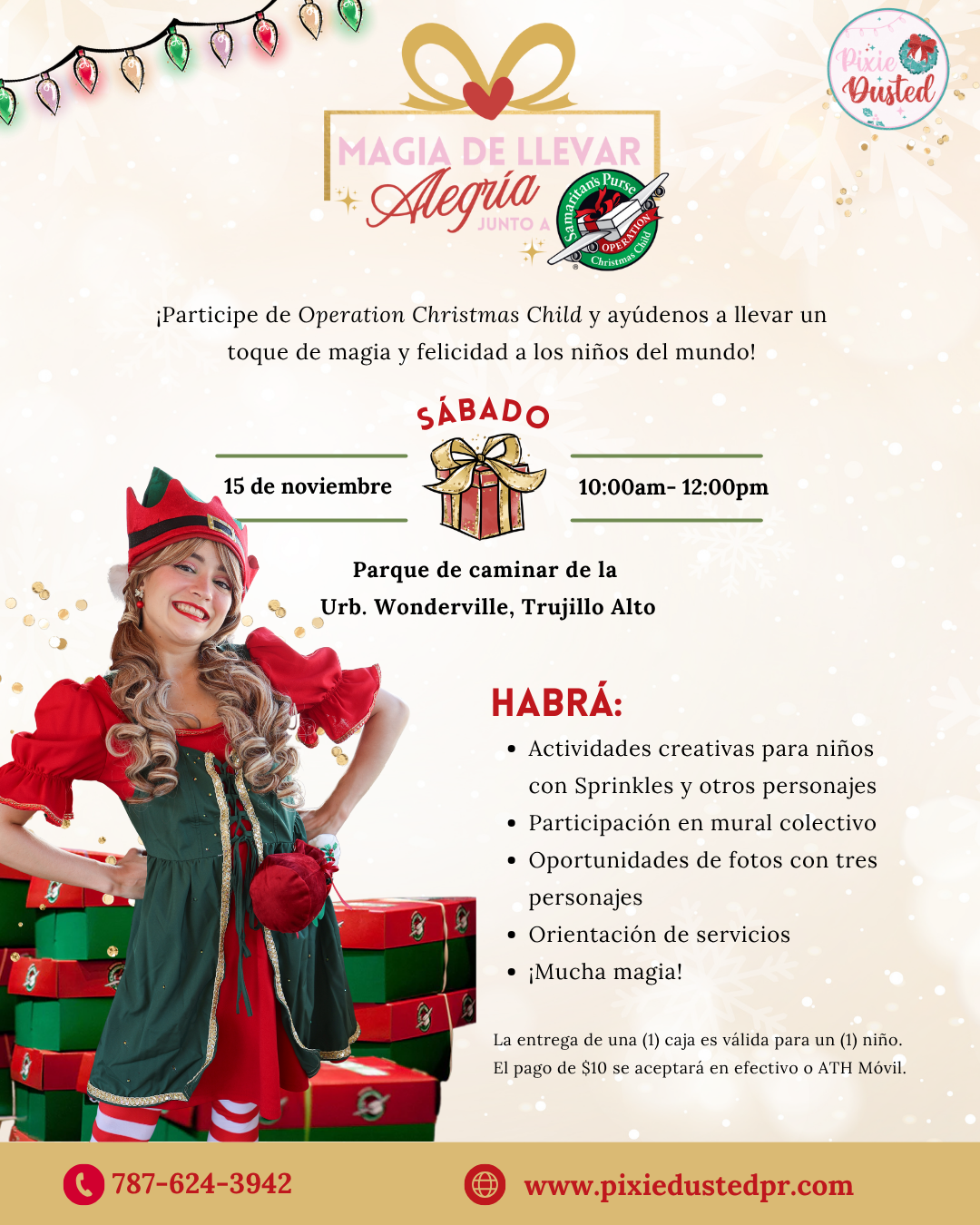 La Magia de Llevar Alegría con Operation Christmas Child - Pixie Dusted