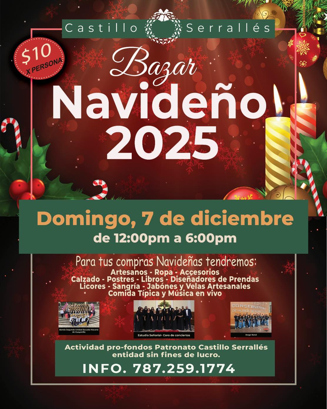 Bazar Navideño - Castillo Serrallés