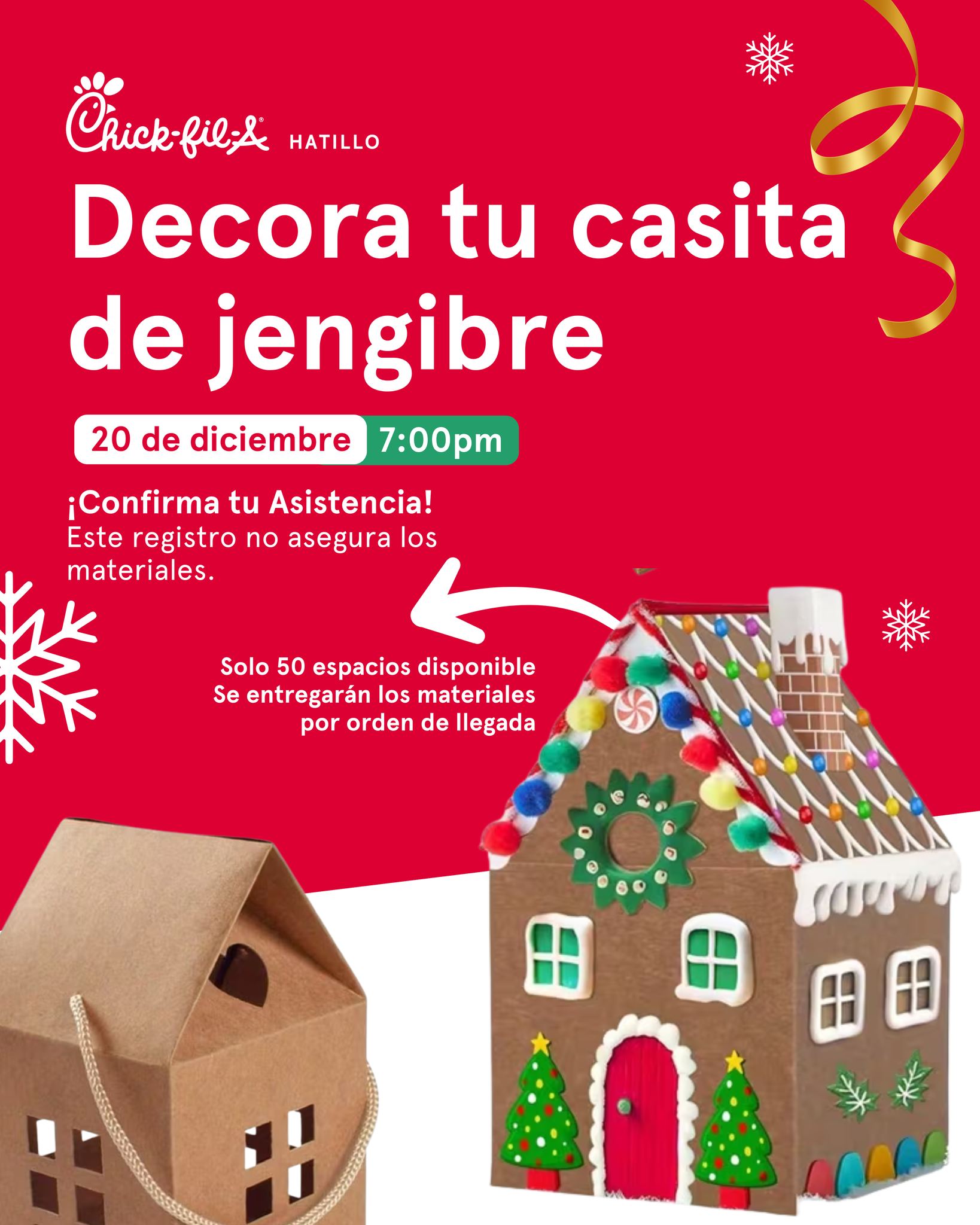 Decora tu Casa de Jengibre - Chick-fil-A Hatillo