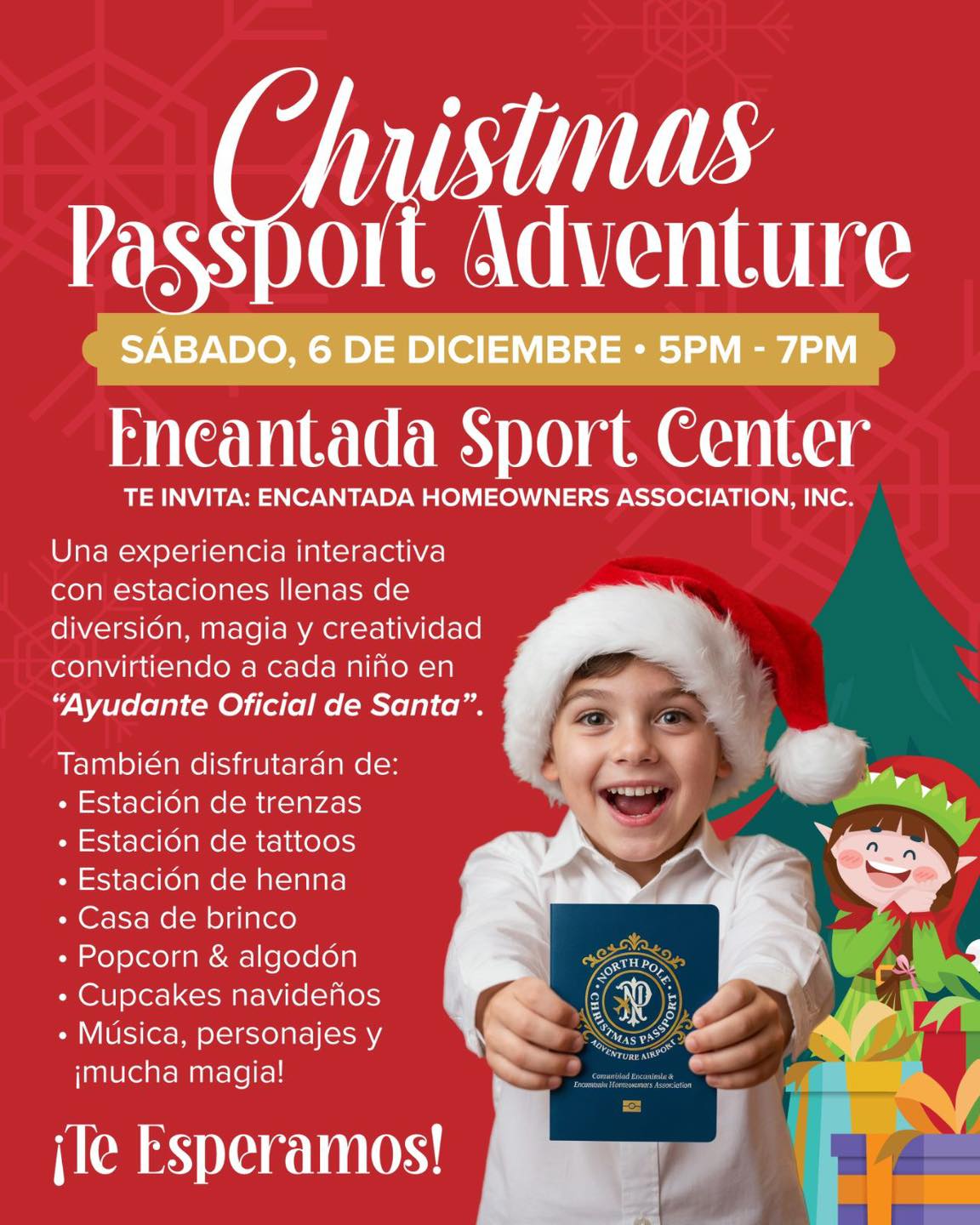 Christmas Passport Adventure - Encantada Homeowners Association