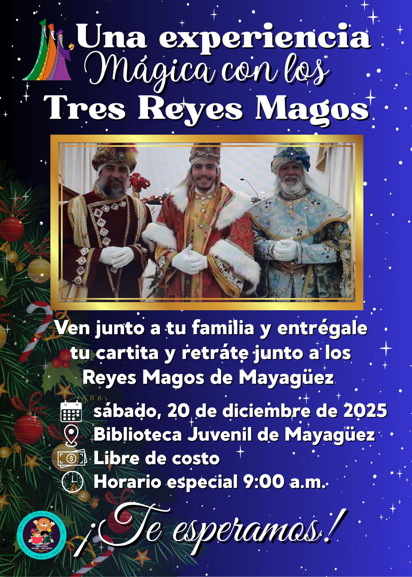 Los Tres Reyes Magos  - Biblioteca Juvenil de Mayagüez