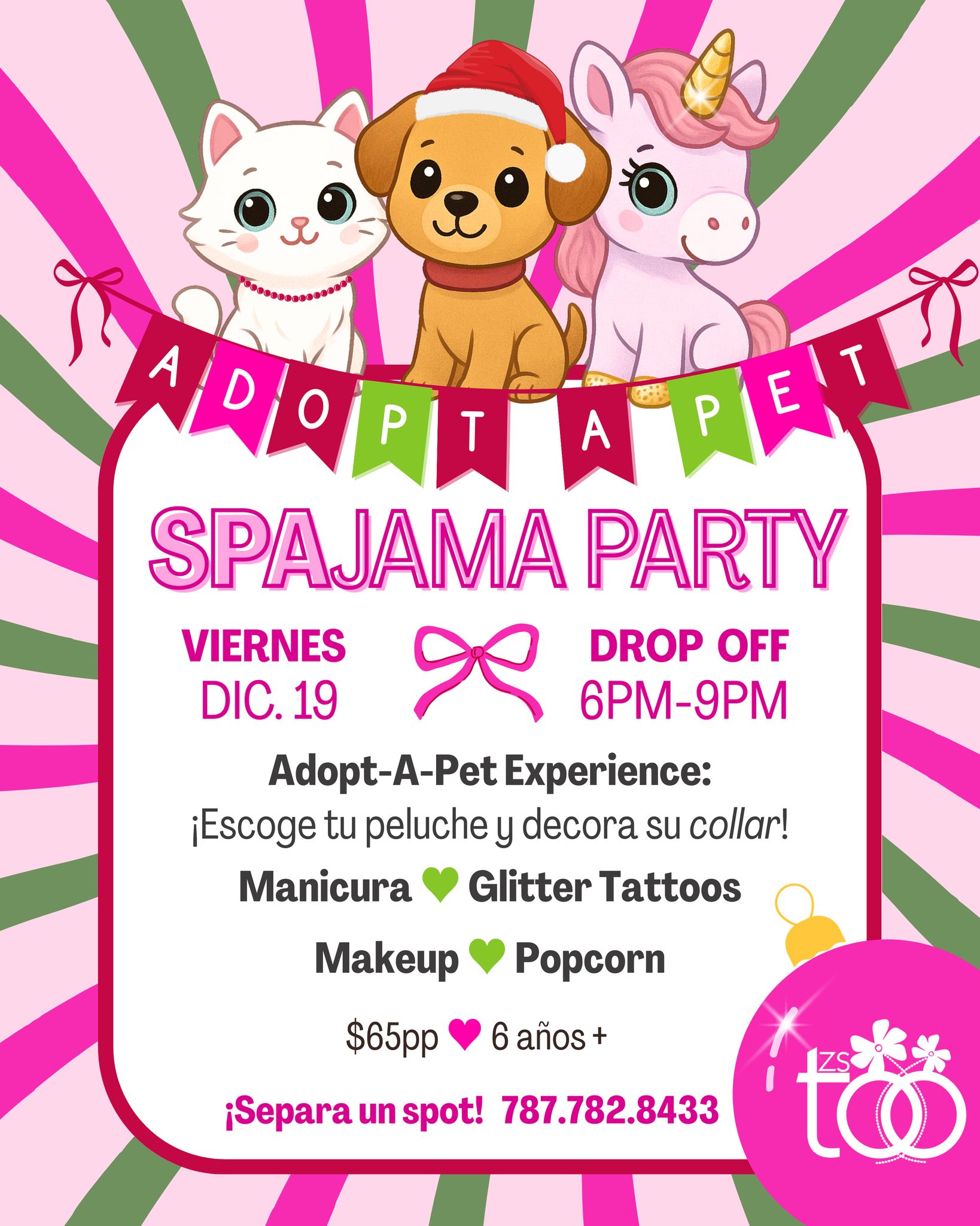 Adopt-A-Pet-SPAjama Party - Zen Spa Too