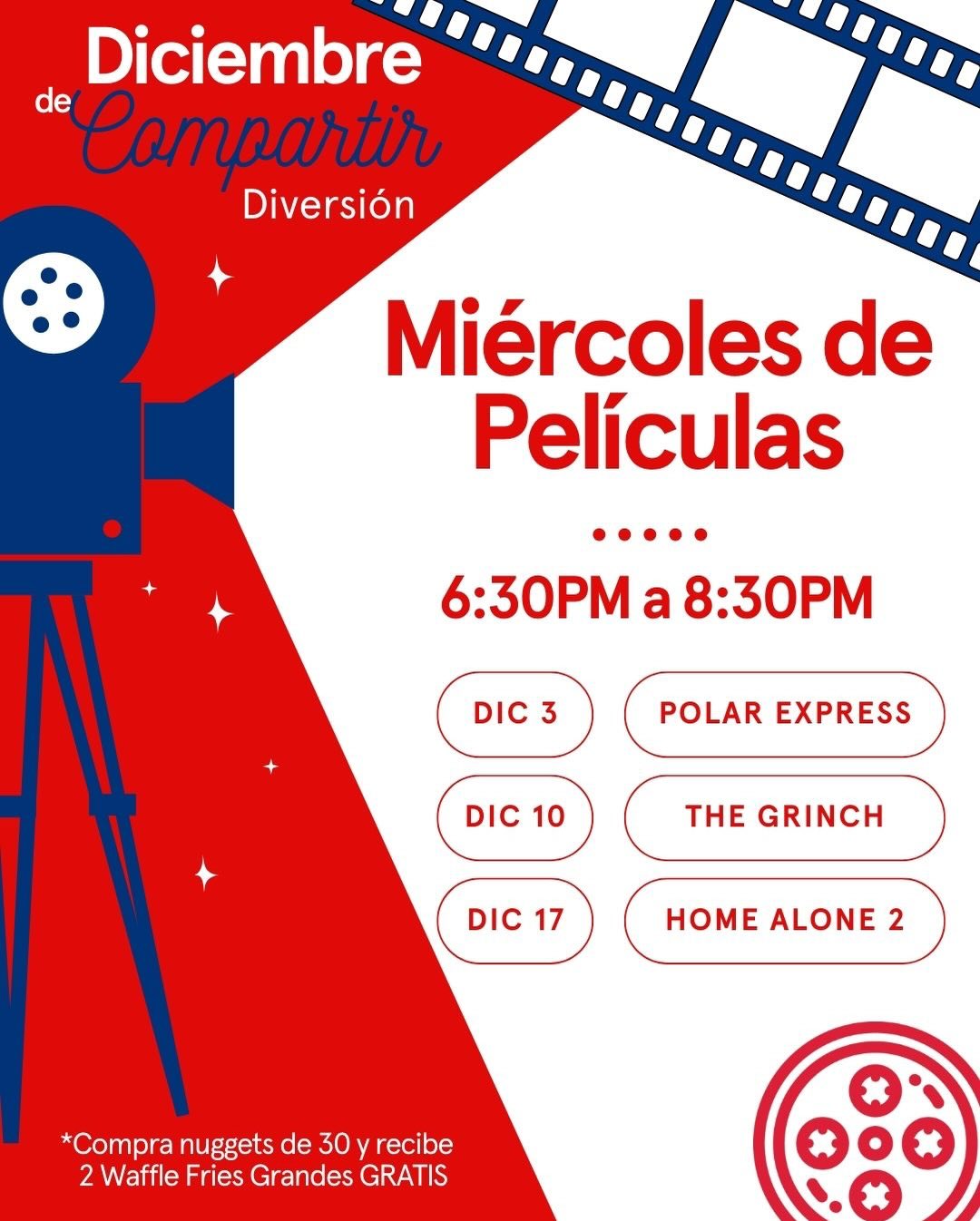 Miércoles de Películas - Chick-fil-A Plaza del Sol