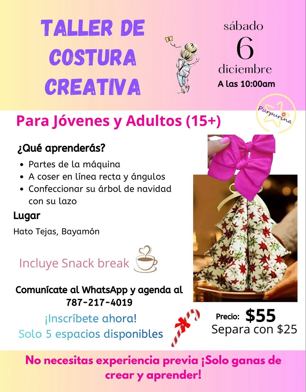 Taller de Costura - Purpurina