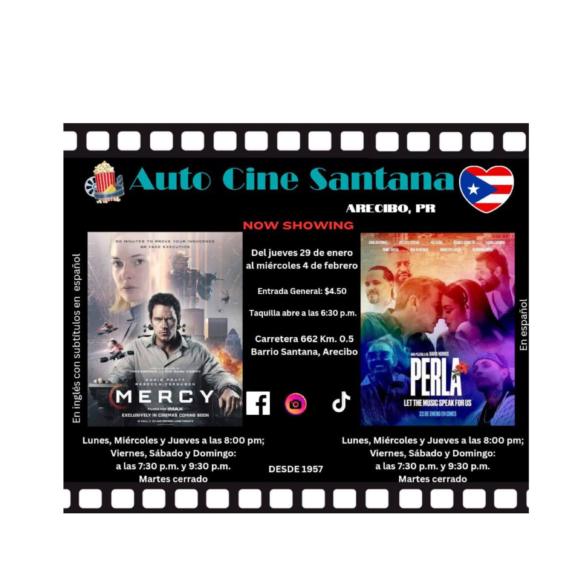 Auto Cine Santana: "Mercy" y "Perla"