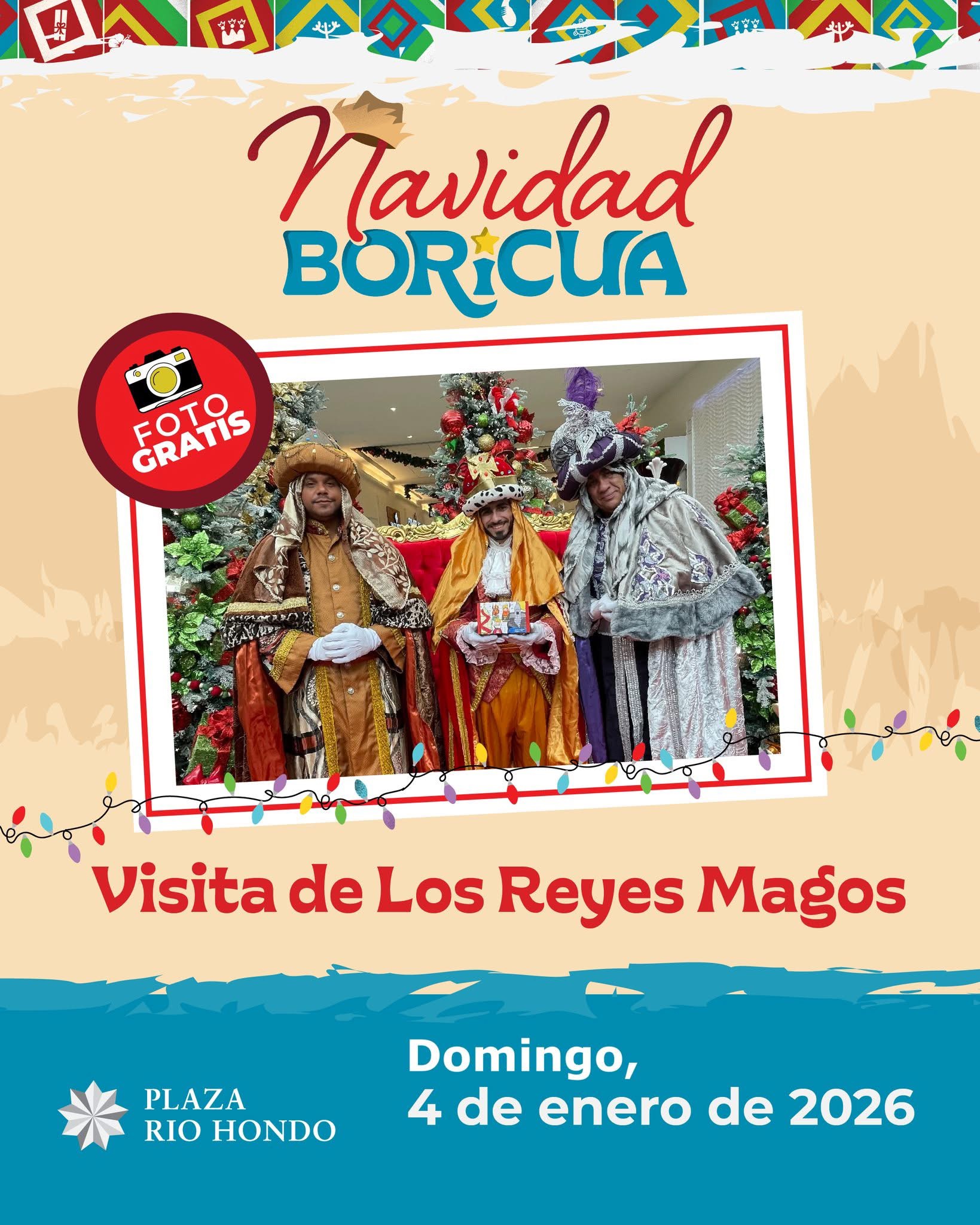 Visita de los Reyes Magos - Plaza Río Hondo