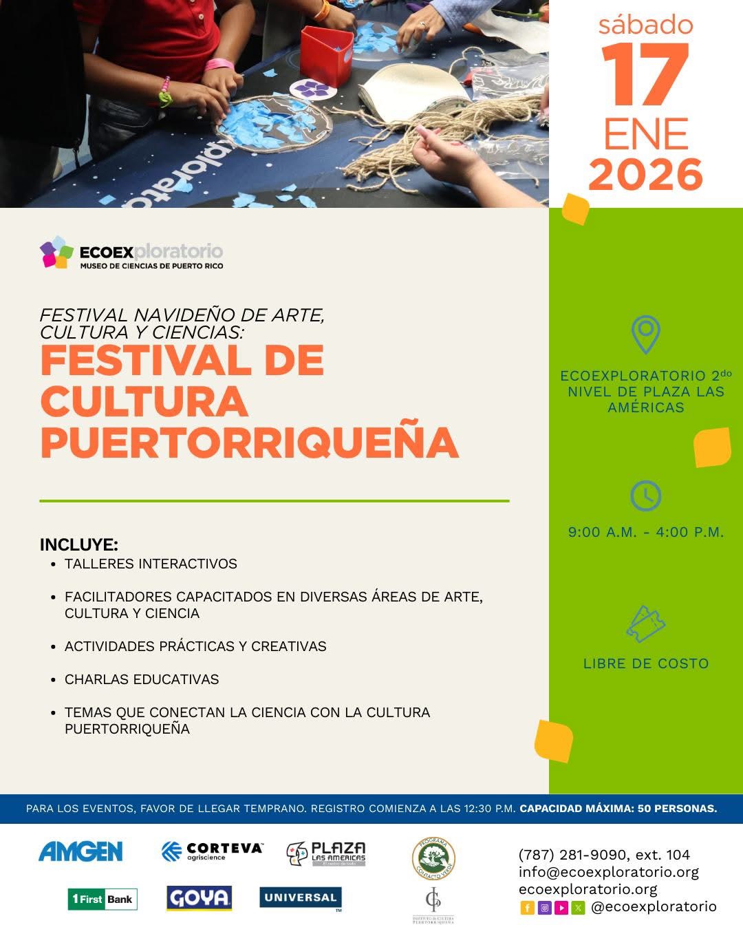 Festival de la Cultura Puertorriqueña - EcoExploratorio