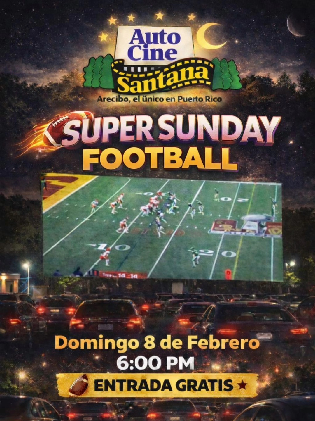 Super Bowl Sunday Football - Auto Cine Santana