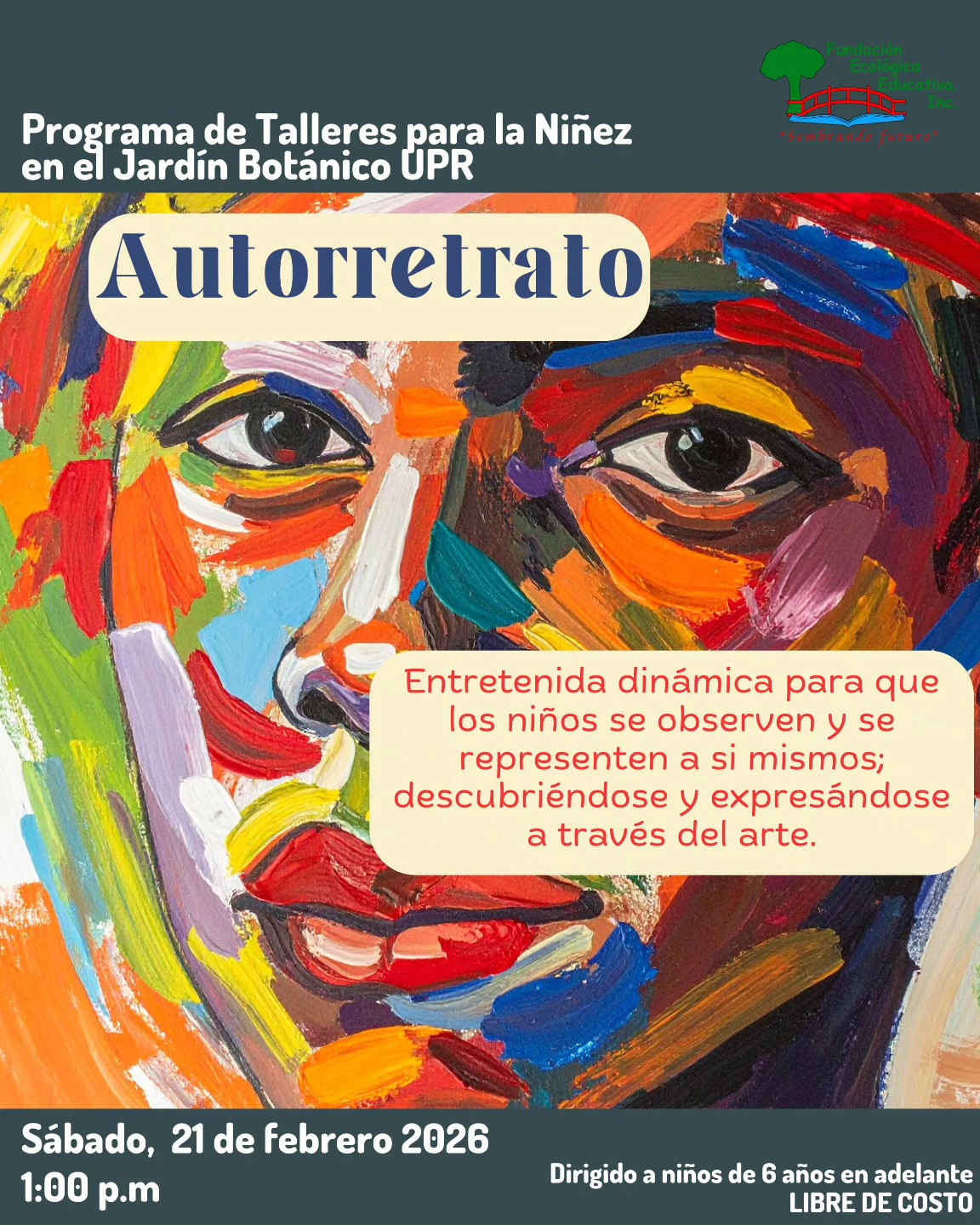 Autorretrato - Fundación Ecológica Educativa, Jardín Botánico UPR