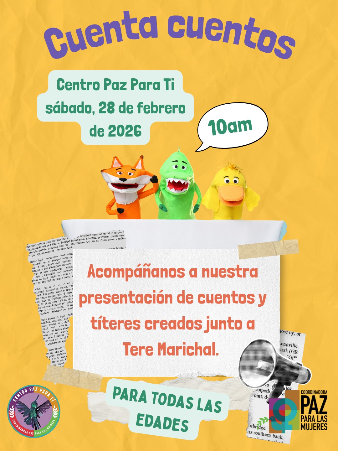 Cuenta Cuentos - Centro Paz para Tí