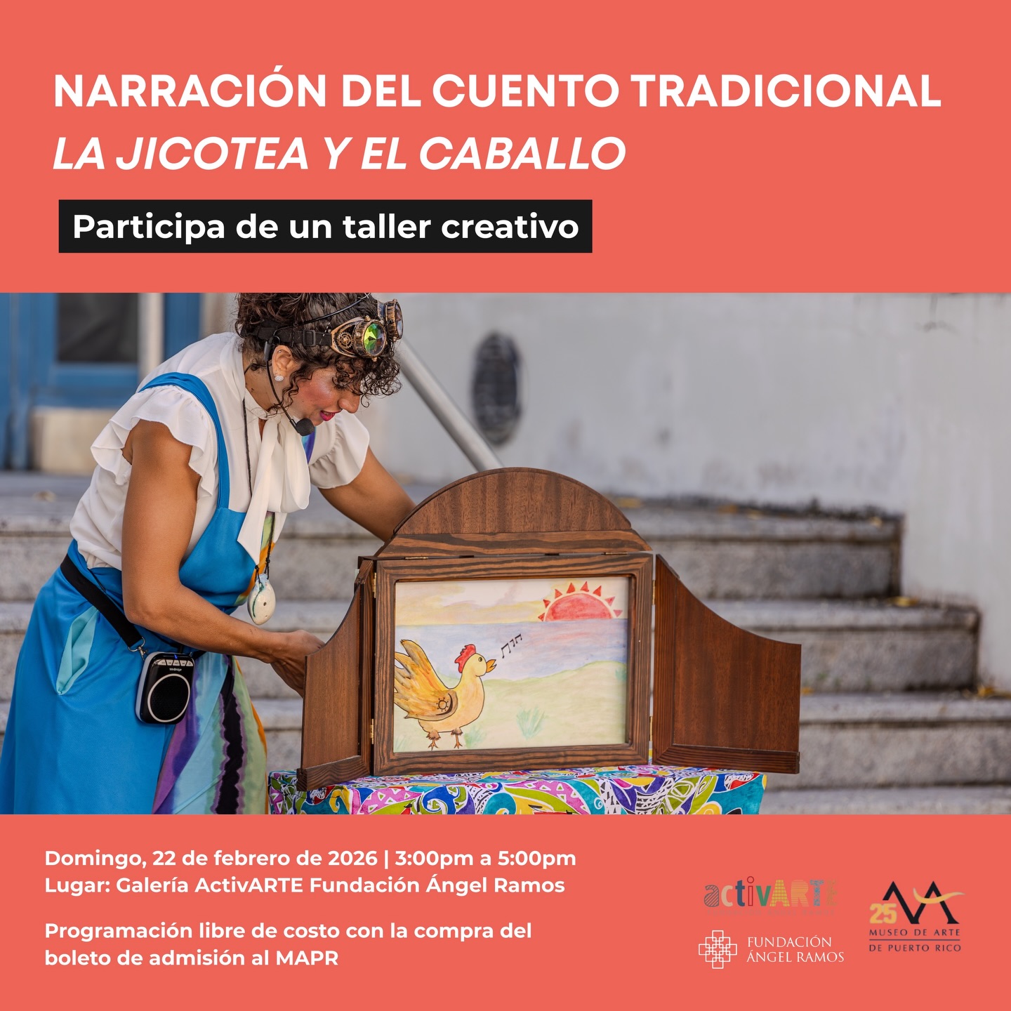 Narración del Cuento Tradicional: “La jicotea y el caballo” - Museo de Arte de Puerto Rico