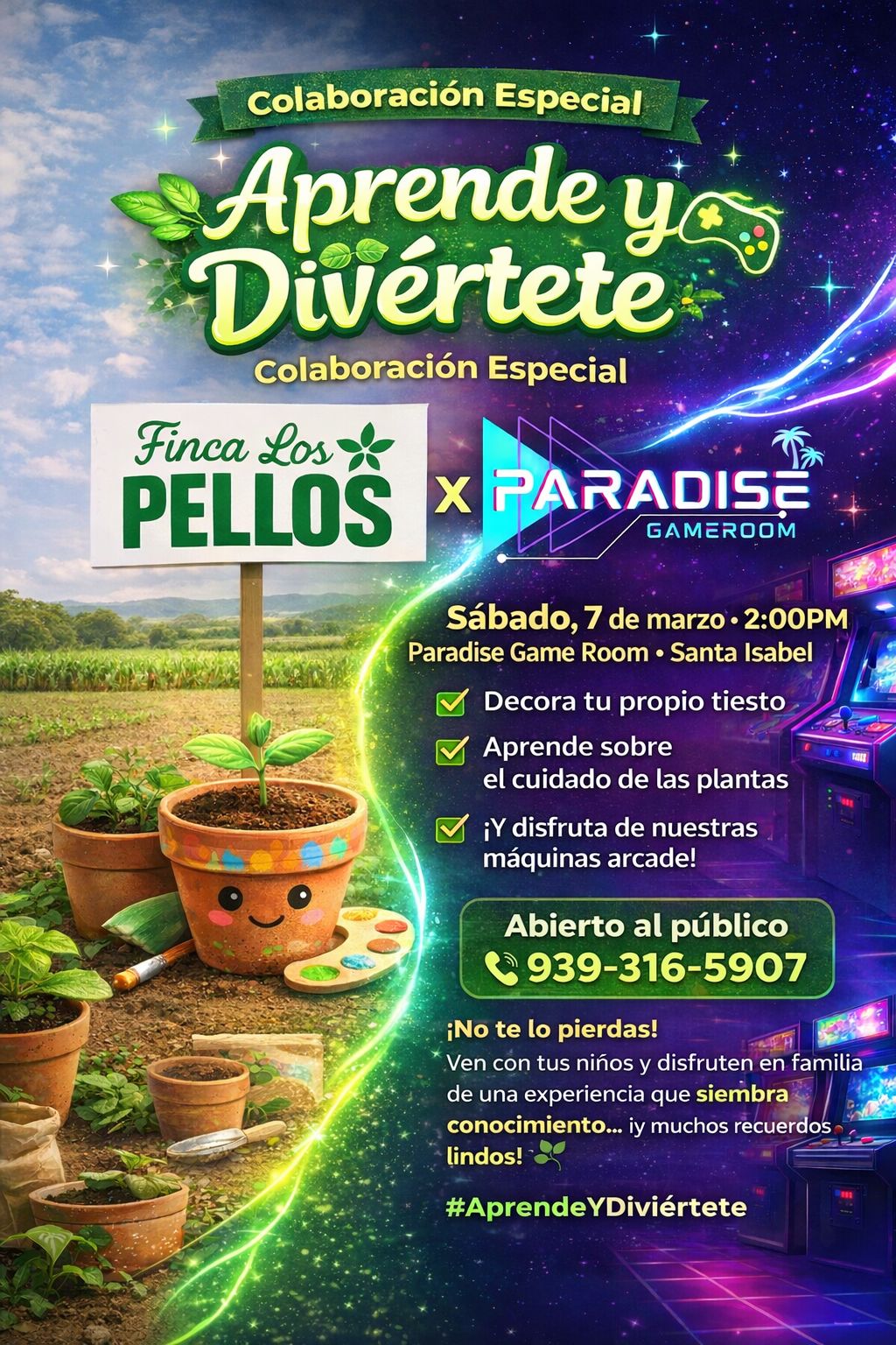 Aprende Y Diviértete - Paradise Game Room