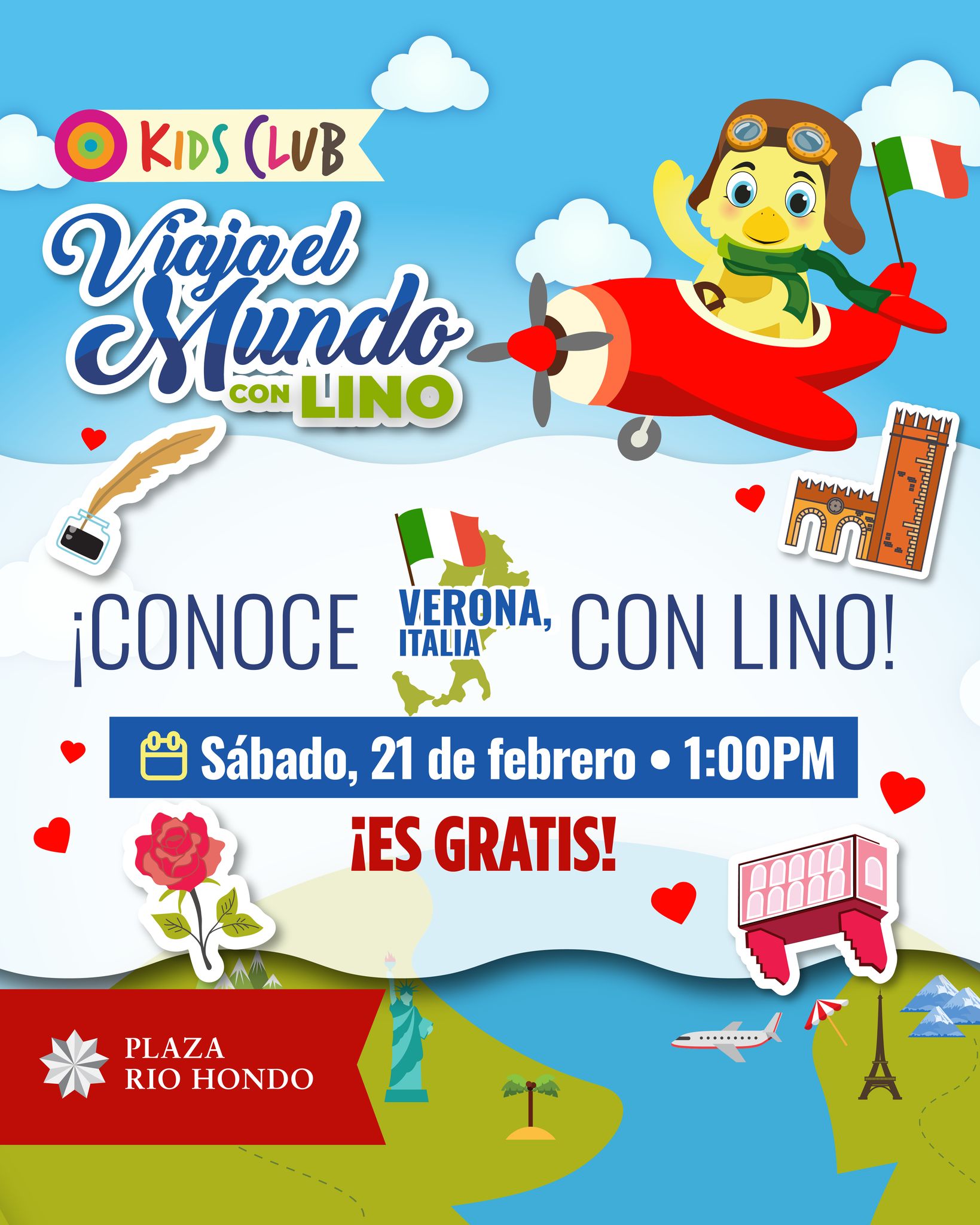 Viaja el Mundo con Lino - Plaza Río Hondo