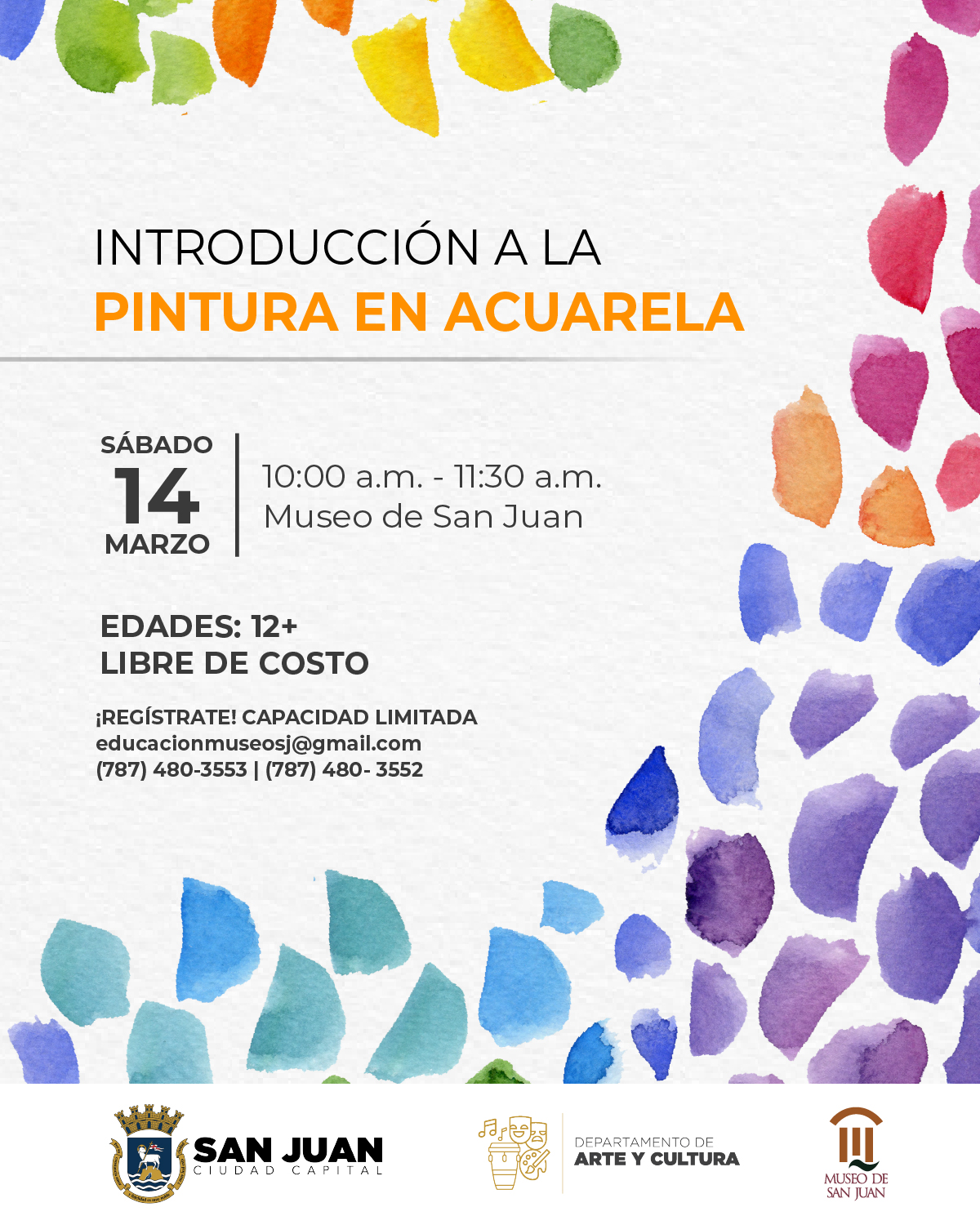 Pintura en Acuarela - Museo de San Juan