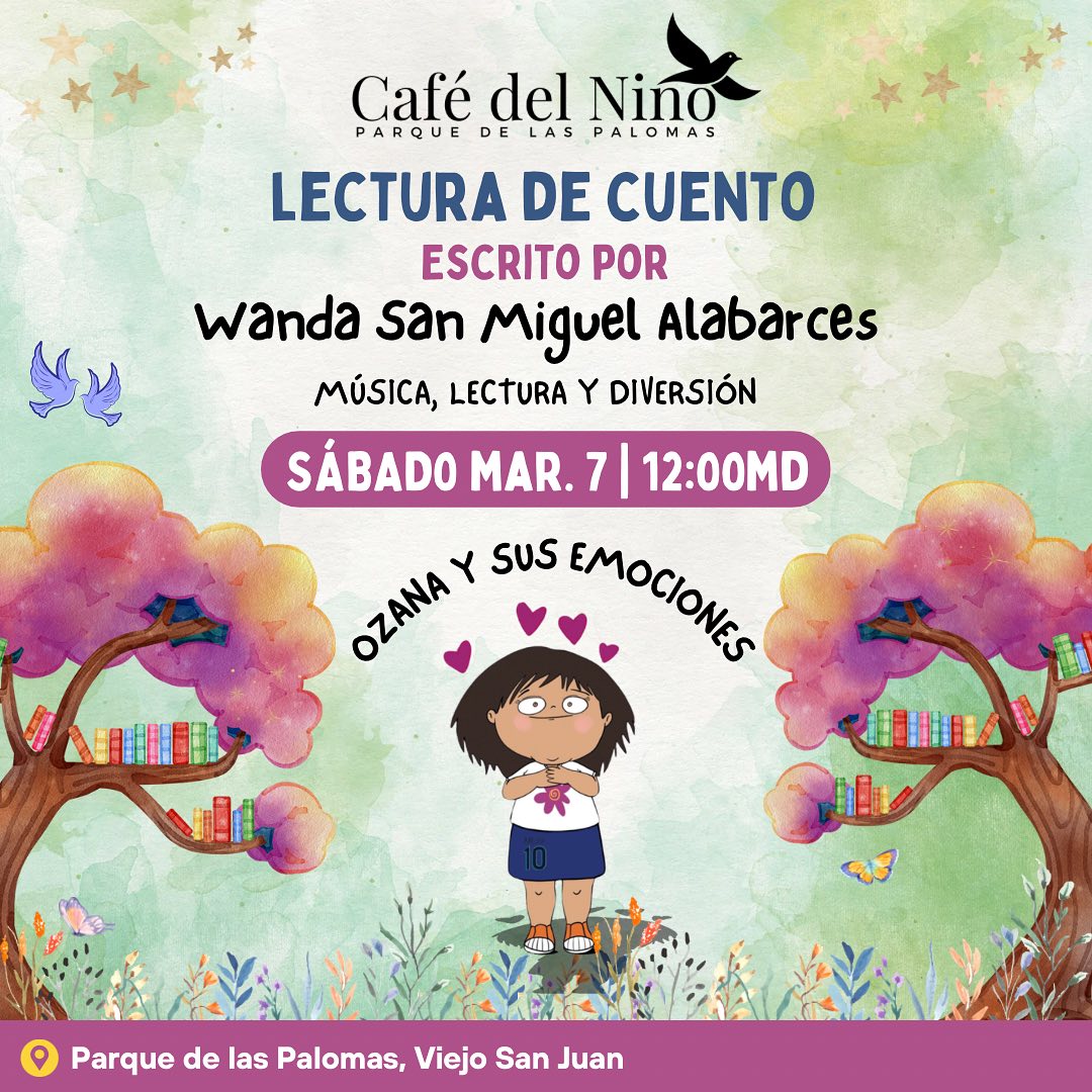 Lectura del Cuento: "Ozana y sus emociones" - Café del Niño