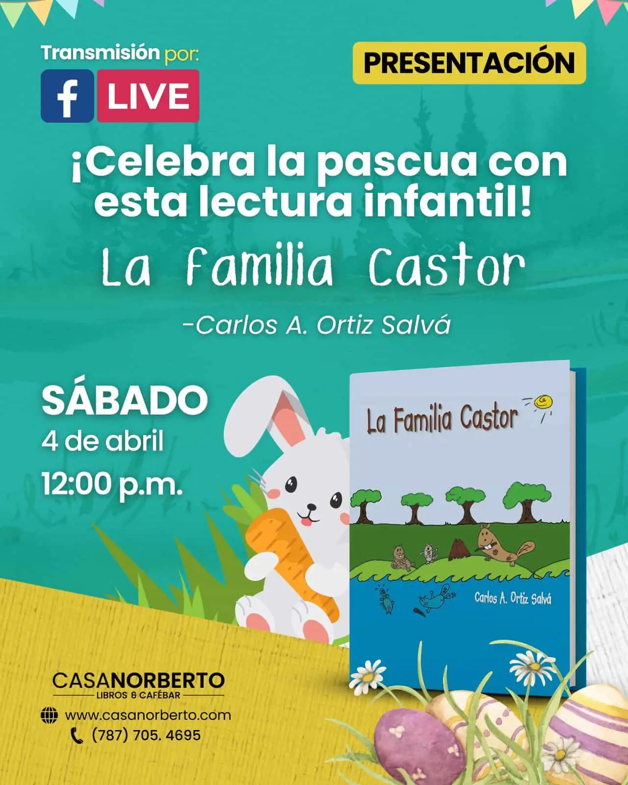 Presentación del libro: "La familia Castor" - Casa Norberto
