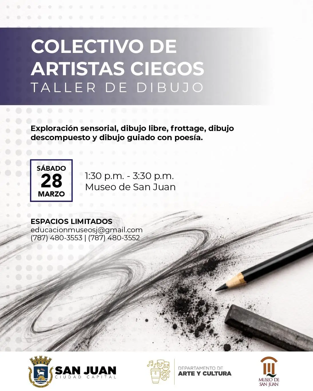 Colectivo de Artistas Ciegos: Taller de Dibujo - Museo de San Juan