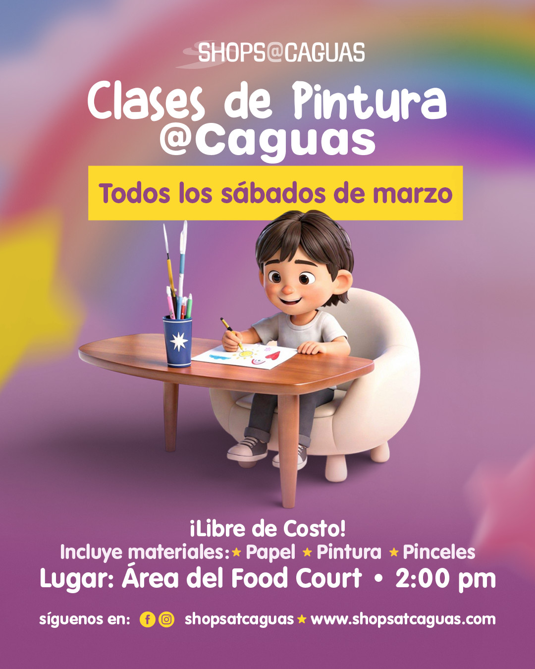 Clases de Pintura - Shops at Caguas
