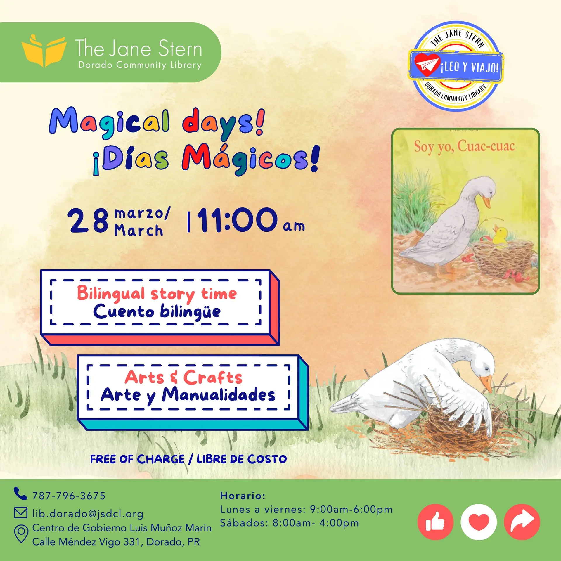 Días Mágicos - Biblioteca Jane Stern