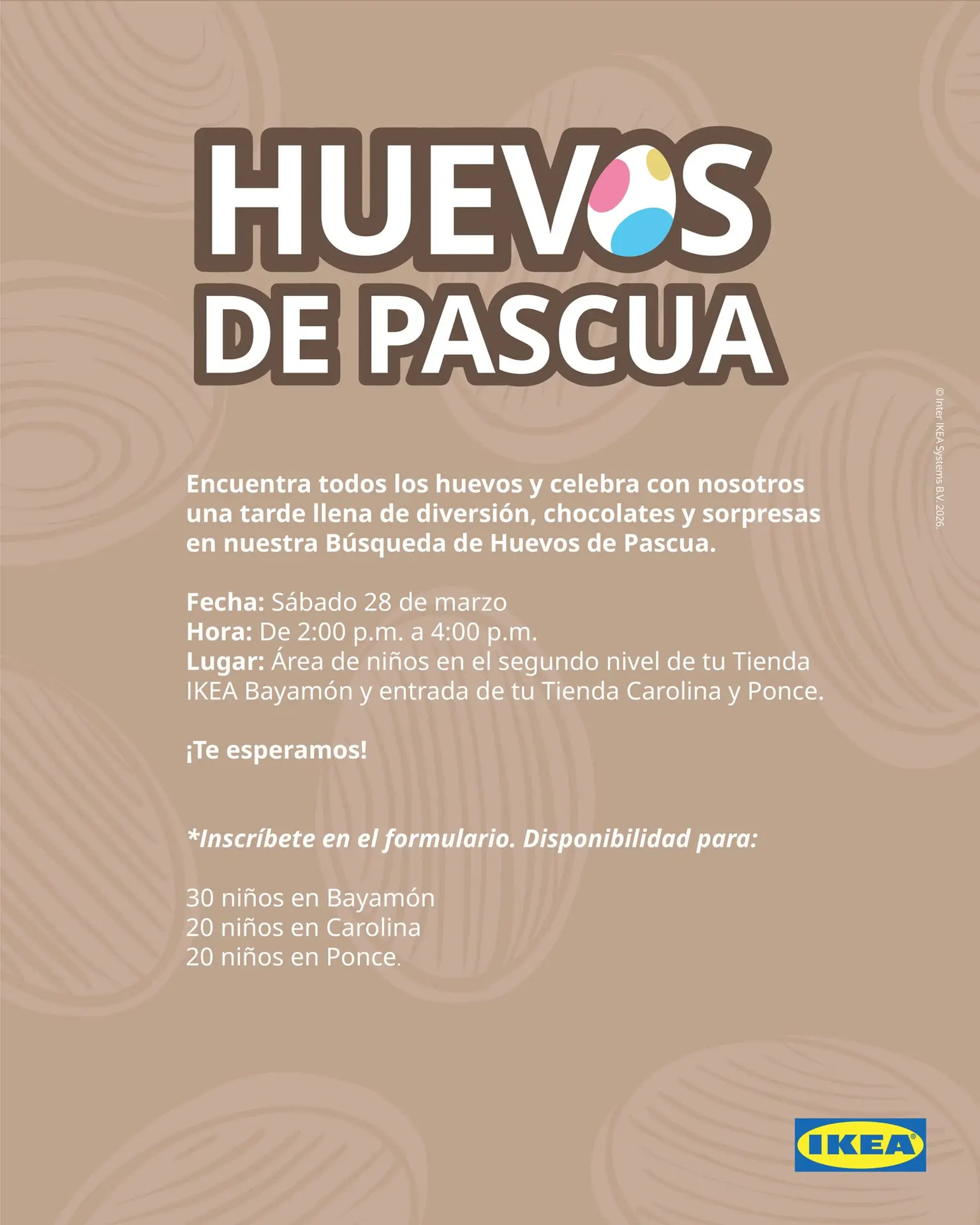 Búsqueda de Huevos de Pascua - IKEA (Bayamón)