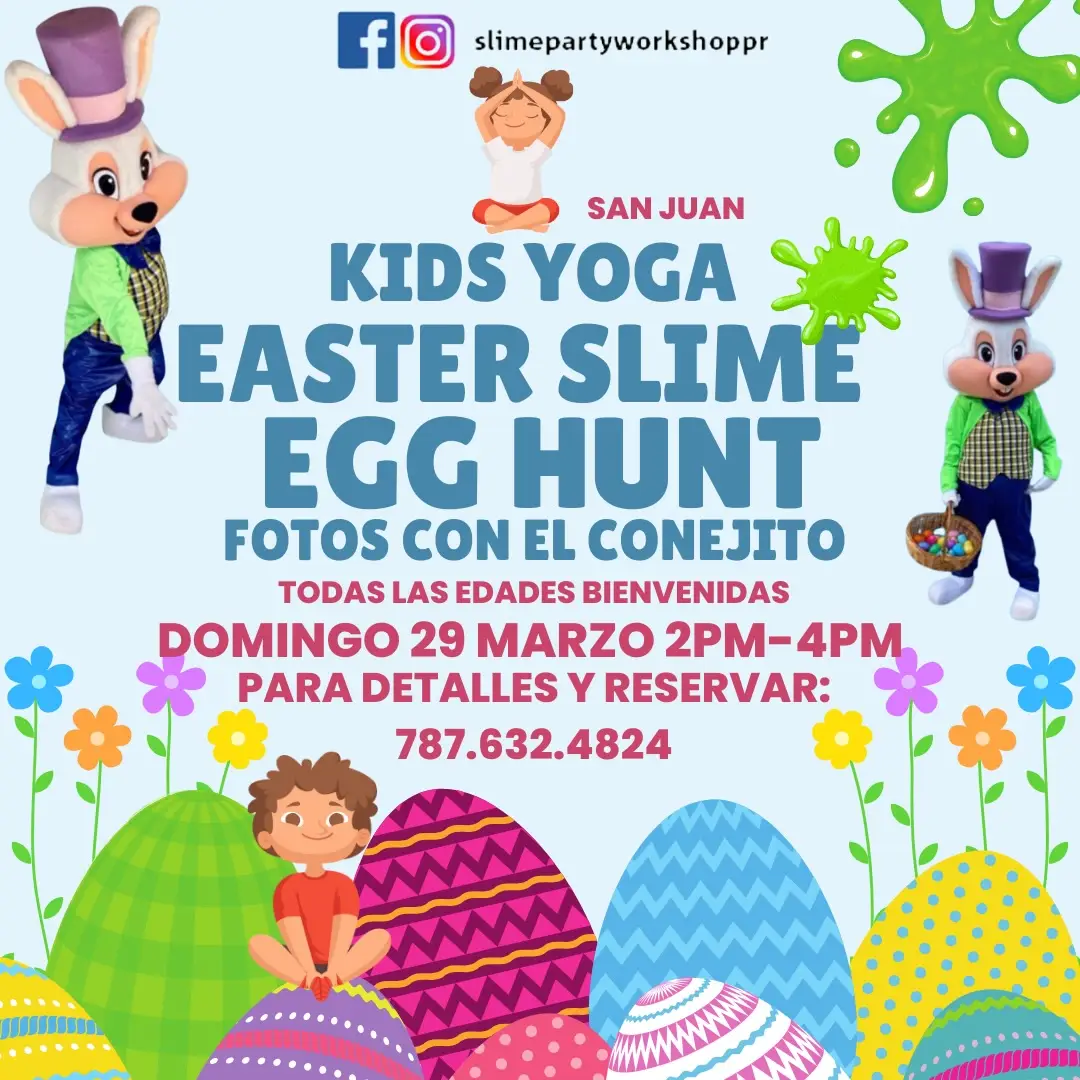 Kids Yoga & Easter Slime - Slime Party Workshop